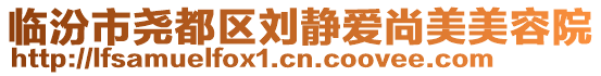 臨汾市堯都區劉靜愛尚美美容院