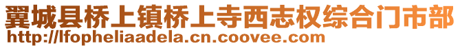 翼城縣橋上鎮(zhèn)橋上寺西志權(quán)綜合門(mén)市部