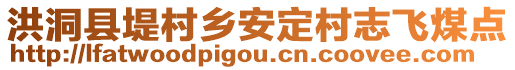 洪洞縣堤村鄉(xiāng)安定村志飛煤點(diǎn)