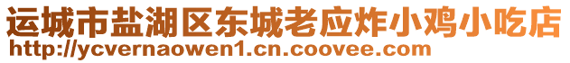 運城市鹽湖區(qū)東城老應(yīng)炸小雞小吃店