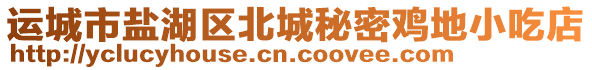 運(yùn)城市鹽湖區(qū)北城秘密雞地小吃店