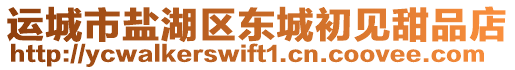 運(yùn)城市鹽湖區(qū)東城初見甜品店