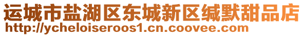 運(yùn)城市鹽湖區(qū)東城新區(qū)緘默甜品店