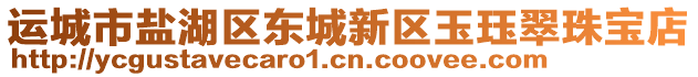 運(yùn)城市鹽湖區(qū)東城新區(qū)玉玨翠珠寶店