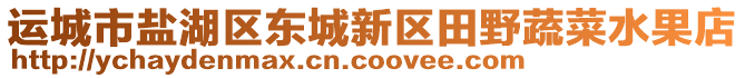 運(yùn)城市鹽湖區(qū)東城新區(qū)田野蔬菜水果店