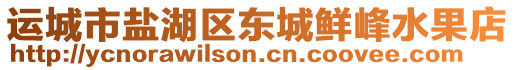 運(yùn)城市鹽湖區(qū)東城鮮峰水果店