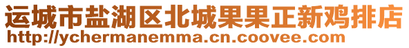 運城市鹽湖區北城果果正新雞排店