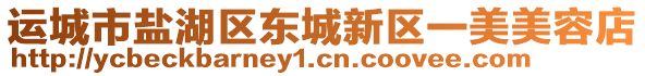 運(yùn)城市鹽湖區(qū)東城新區(qū)一美美容店