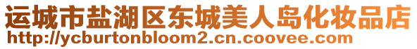 運(yùn)城市鹽湖區(qū)東城美人島化妝品店