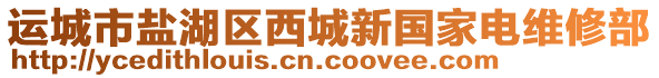 運(yùn)城市鹽湖區(qū)西城新國(guó)家電維修部