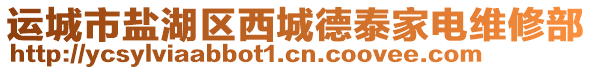 運(yùn)城市鹽湖區(qū)西城德泰家電維修部