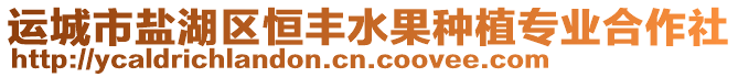 運城市鹽湖區恒豐水果種植專業合作社