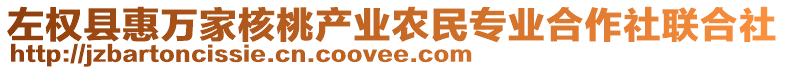 左權(quán)縣惠萬家核桃產(chǎn)業(yè)農(nóng)民專業(yè)合作社聯(lián)合社