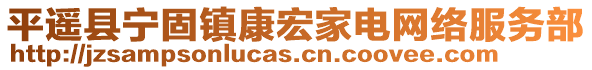 平遙縣寧固鎮(zhèn)康宏家電網(wǎng)絡(luò)服務(wù)部