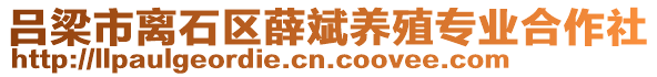 呂梁市離石區(qū)薛斌養(yǎng)殖專業(yè)合作社