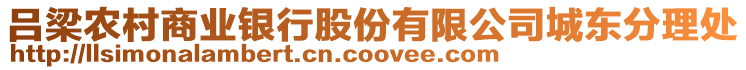 呂梁農(nóng)村商業(yè)銀行股份有限公司城東分理處