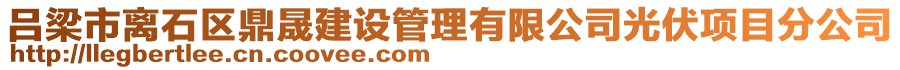 呂梁市離石區(qū)鼎晟建設(shè)管理有限公司光伏項(xiàng)目分公司