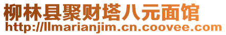 柳林縣聚財塔八元面館