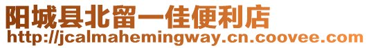 陽城縣北留一佳便利店