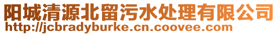 陽城清源北留污水處理有限公司