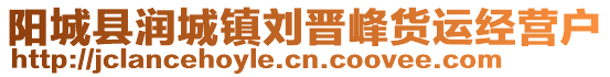 陽城縣潤(rùn)城鎮(zhèn)劉晉峰貨運(yùn)經(jīng)營(yíng)戶