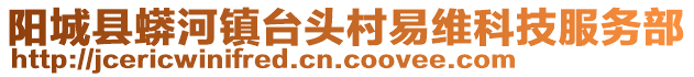 陽城縣蟒河鎮(zhèn)臺頭村易維科技服務(wù)部