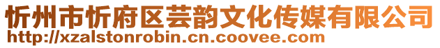 忻州市忻府區(qū)蕓韻文化傳媒有限公司