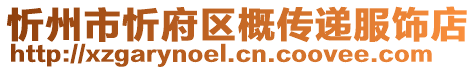 忻州市忻府區(qū)概傳遞服飾店