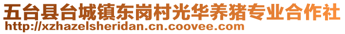 五臺(tái)縣臺(tái)城鎮(zhèn)東崗村光華養(yǎng)豬專業(yè)合作社