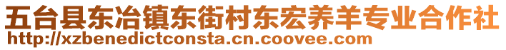 五臺(tái)縣東冶鎮(zhèn)東街村東宏養(yǎng)羊?qū)I(yè)合作社