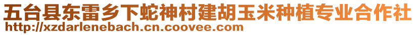 五臺縣東雷鄉(xiāng)下蛇神村建胡玉米種植專業(yè)合作社