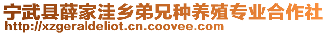 寧武縣薛家洼鄉(xiāng)弟兄種養(yǎng)殖專業(yè)合作社