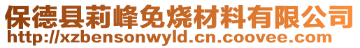 保德縣莉峰免燒材料有限公司