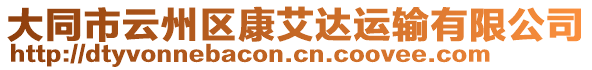 大同市云州區(qū)康艾達運輸有限公司