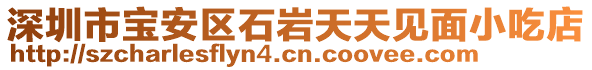 深圳市寶安區(qū)石巖天天見(jiàn)面小吃店