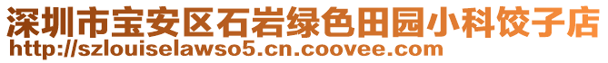 深圳市寶安區(qū)石巖綠色田園小科餃子店