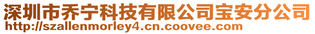 深圳市喬寧科技有限公司寶安分公司
