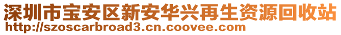 深圳市寶安區(qū)新安華興再生資源回收站