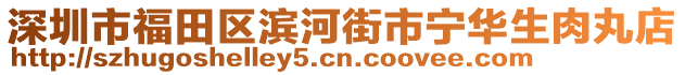 深圳市福田區(qū)濱河街市寧華生肉丸店