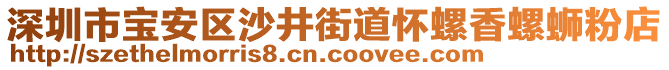 深圳市寶安區(qū)沙井街道懷螺香螺螄粉店