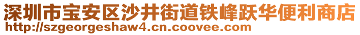 深圳市寶安區(qū)沙井街道鐵峰躍華便利商店