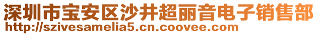 深圳市寶安區(qū)沙井超麗音電子銷售部