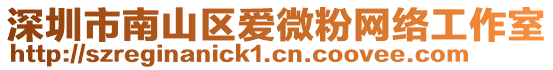 深圳市南山區(qū)愛微粉網(wǎng)絡(luò)工作室