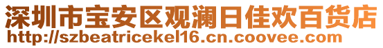 深圳市寶安區(qū)觀瀾日佳歡百貨店