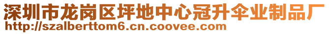 深圳市龍崗區(qū)坪地中心冠升傘業(yè)制品廠