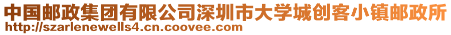 中國郵政集團(tuán)有限公司深圳市大學(xué)城創(chuàng)客小鎮(zhèn)郵政所