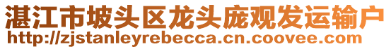 湛江市坡頭區(qū)龍頭龐觀發(fā)運(yùn)輸戶