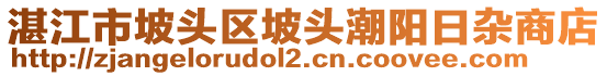 湛江市坡頭區(qū)坡頭潮陽日雜商店