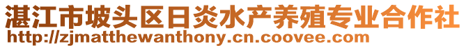 湛江市坡頭區(qū)日炎水產養(yǎng)殖專業(yè)合作社