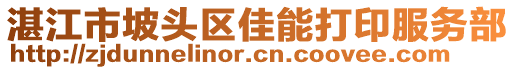 湛江市坡頭區(qū)佳能打印服務(wù)部